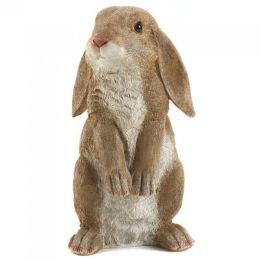 Accent Plus Curious Rabbit Garden Statue