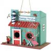 Songbird Valley Flamingo Paradise Wood Bird House