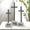 Accent Plus Stone and Cross Figurine - Hope