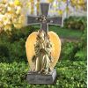 Accent Plus Solar Lighted God Bless You Angel Cross