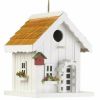 Songbird Valley Cottage Bird House with Trellis Front Door