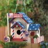 Songbird Valley God Bless America Patriotic Bird House