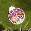 Accent Plus Sparkly Ladybug Cement Garden Stepping Stone