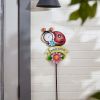 Accent Plus Metal Thermometer Garden Stake - Ladybug