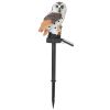 Solar Powered Owl Garden Light IP65 Waterproof LED Owl Landscape Lamp Decorative Lawn Lights - brown