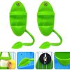 1PC Parrot Feeder With Standing Rack Cuttlefish Bone Holder Plastic Hanging Food Container Cage Accessories Pet Bird Supplies - green