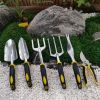 Garden Flower Planting Tools Small Shovel Flower Planting and Raising Garden Art Shovel Flower Shovel Garden Tools 6-Piece Set - Shovel