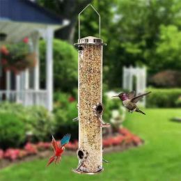 hummingbird  Feeder ; Outdoors Hanging - Premium Grade Metal Tube ; Chew-Proof; Weather and Water Resistant - 1pcs