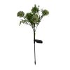 LED Dandelion Flower Stake Light Solar Energy Rechargeable for Outdoor Garden  - White