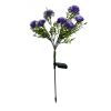 LED Dandelion Flower Stake Light Solar Energy Rechargeable for Outdoor Garden  - Purple