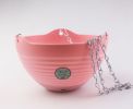 Self-Watering Pot with Drainer Indoor Outdoor Hanging Planter - Pink