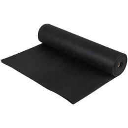 Garden Weed Barrier Fabric For Flower Bed Underlayment Ground Cover - Black - 15ft x 20ft