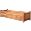 vidaXL Garden Raised Bed Acacia Wood 39.4"x11.8"x9.8" - Brown