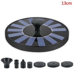 Mini Solar Water Fountain Pool Pond Waterfall Fountain Garden - Rose