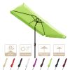 2Mx3M Aluminum Patio Umbrella Green - As Picture