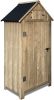 Outdoor Storage Cabinet Tool Shed Wooden Garden Shed with Floor;  Hooks and Asphalt Waterproof Roof; Organizer Wooden Lockers with Fir Wood - Natural