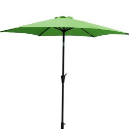 9' Pole Umbrella With Carry Bag; Green - as pic