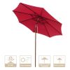 9 Ft Wooden Umbrella - LA01