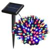 100 LEDs 36 1/12 ft ((11 M))  RYBG Outdoor Christmas Solar String Lights - LA01