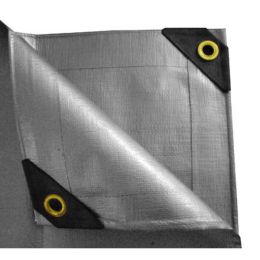 15 x 20 Heavy Duty Canopy Tarp - Silver