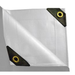 10 x 16 Heavy Duty Canopy Tarp - White