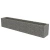 vidaXL Gabion Raised Bed Galvanized Steel 212.6"x35.4"x39.4" - Silver