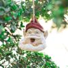 Hanging Gnome Decorative Bird Feeder - 1