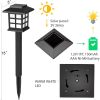 2/4/6/8pcs Led Solar Pathway Lights Waterproof Outdoor Solar Lamp for Garden/Landscape/Yard/Patio/Driveway/Walkway Lighting - 8pcs - warm white