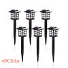 2/4/6/8pcs Led Solar Pathway Lights Waterproof Outdoor Solar Lamp for Garden/Landscape/Yard/Patio/Driveway/Walkway Lighting - 6pcs - warm white