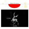 Christmas Lights Reindeer String Lights 9.8 Feet 20 LEDs Xmas Thanksgiving Decor - COLOR 2