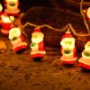 Christmas Santa Head Lights 9.8Ft 20 LED Lights Xmas Tree String Lights - STYLE 4