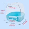 1pcs Bird Bath Box; Parrot Bath Box Bird Cage Accessory Supplies Bathing Tub Bath Parrot Bathing Tub - Green - Bird Bath Box