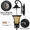 16.54''H Rustic Outdoor Wall Light for House Wall Mounted Lighting Fixture - Default