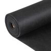 Garden Weed Barrier Fabric For Flower Bed Underlayment Ground Cover - Black - 15ft x 20ft