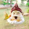 Hanging Gnome Decorative Bird Feeder - 1