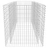 vidaXL Gabion Raised Bed Steel 70.9"x35.4"x39.4" Silver - Silver