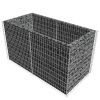 vidaXL Gabion Raised Bed Steel 70.9"x35.4"x39.4" Silver - Silver