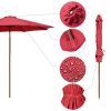 9 Ft Wooden Umbrella - LA01