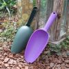 Handheld Soil Scoop Scale Mark Design Loosening Soil Plastic Potting Soil Scoop Hand Garden Shovel Digging Tool Garden Supplies - Green