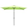 10x6.5ft Aluminum Patio Umbrella w/ 20 LEDs - LA01