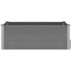 vidaXL Garden Raised Bed WPC 59.1" x 19.7" x 21.3" Gray - Gray