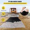 Garden Weed Barrier Fabric For Flower Bed Underlayment Ground Cover - Black - 15ft x 20ft