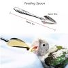 Bird Feeder; Parrot Feeder Baby Bird Feeding Hose Parrot Feeding Spoon Measuring Cup - Feeding Tool Set