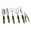 Garden Flower Planting Tools Small Shovel Flower Planting and Raising Garden Art Shovel Flower Shovel Garden Tools 6-Piece Set - Branch scissors