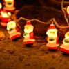 Christmas Santa Head Lights 9.8Ft 20 LED Lights Xmas Tree String Lights - STYLE 3