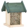 vidaXL Bird Feeders 4 pcs Firwood - 47233