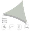 16x16x16ft Triangle Sun Shade Sail/Grey - LA01