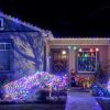 100 LEDs 36 1/12 ft ((11 M))  RYBG Outdoor Christmas Solar String Lights - LA01