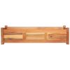 vidaXL Garden Raised Bed Acacia Wood 39.4"x11.8"x9.8" - Brown