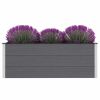 vidaXL Garden Raised Bed WPC 59.1" x 19.7" x 21.3" Gray - Gray